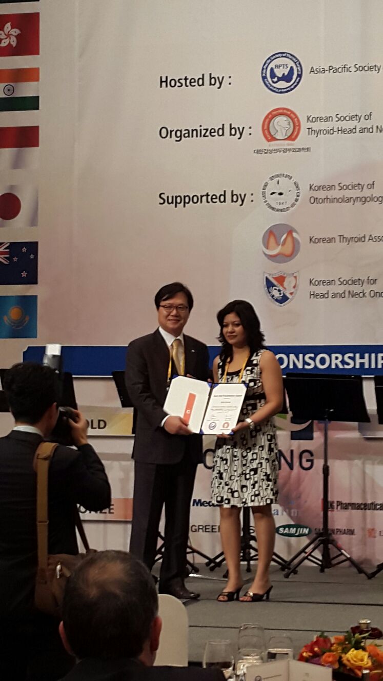 Asia Pacific Thyroid Society, Seoul, Korea 2015