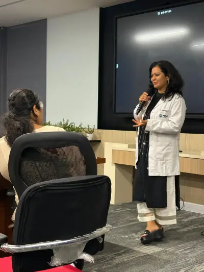 Dr. Shilpi Sharma Addressing a Conference Session