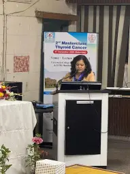 Dr. Shilpi Sharma at a Medical Conference