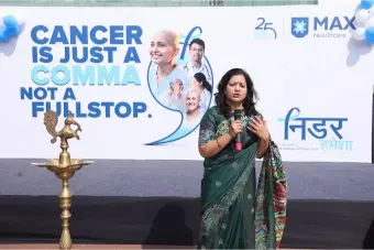 Dr. Shilpi Sharma at a Max Healthcare Conference