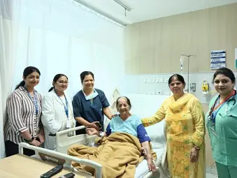 Dr. Shilpi Sharma with a Patient in Her Consultation Room