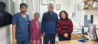 Dr. Shilpi Sharma with Her Patients